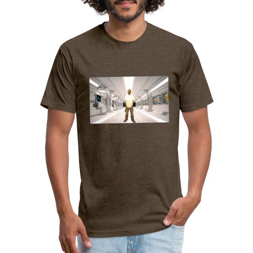 Lothario In Space - Fitted Cotton/Poly T-Shirt by Next Level