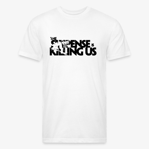Suspense Is Killing Us Logo Black - Fitted Cotton/Poly T-Shirt by Next Level