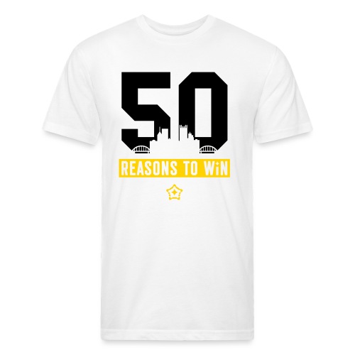 50reasons - Fitted Cotton/Poly T-Shirt by Next Level