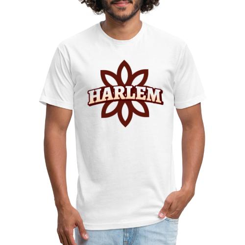 HARLEM STAR - Fitted Cotton/Poly T-Shirt by Next Level
