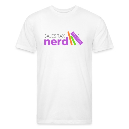 Sales Tax Nerd - Fitted Cotton/Poly T-Shirt by Next Level