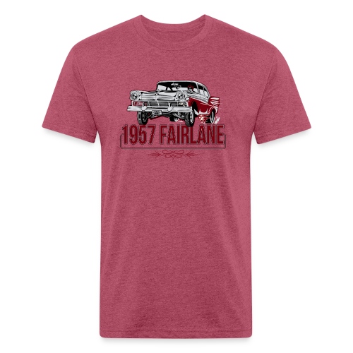 Twisted Farlaine 1957 Gasser - Fitted Cotton/Poly T-Shirt by Next Level