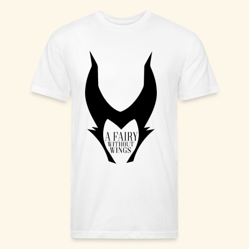 maleficent - Fitted Cotton/Poly T-Shirt by Next Level