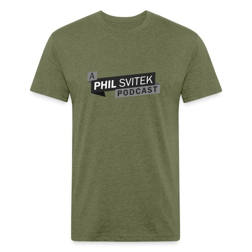 A Phil Svitek Podcast Logo ONLY Design - Fitted Cotton/Poly T-Shirt by Next Level