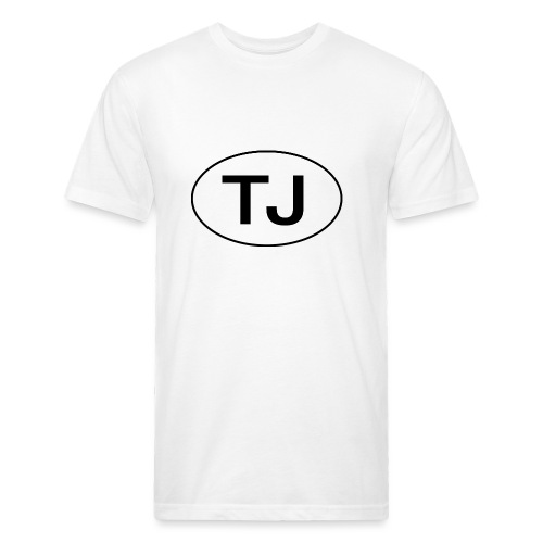 Jeep TJ Wrangler Oval - Fitted Cotton/Poly T-Shirt by Next Level