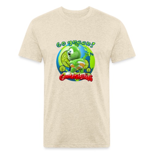 Gummibär Go Green Earth Day Earth - Fitted Cotton/Poly T-Shirt by Next Level