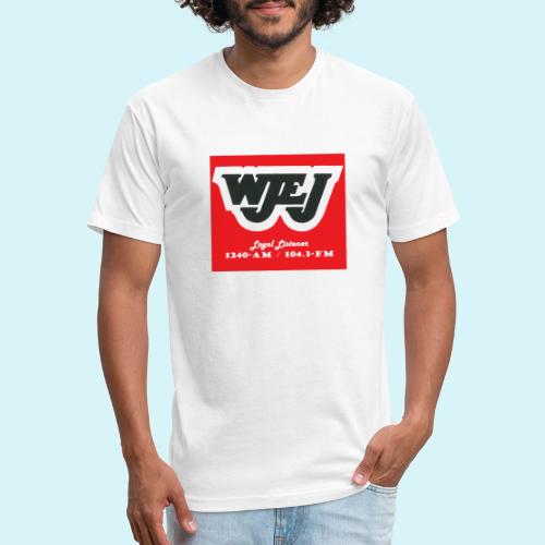 WJEJ Loyal Listener Red / Black - Fitted Cotton/Poly T-Shirt by Next Level