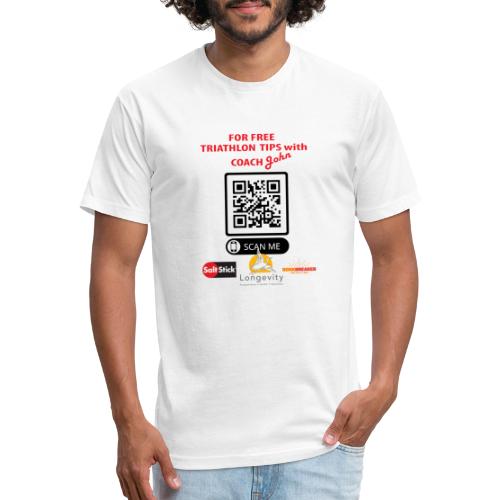 QR CODE shirt - Fitted Cotton/Poly T-Shirt by Next Level
