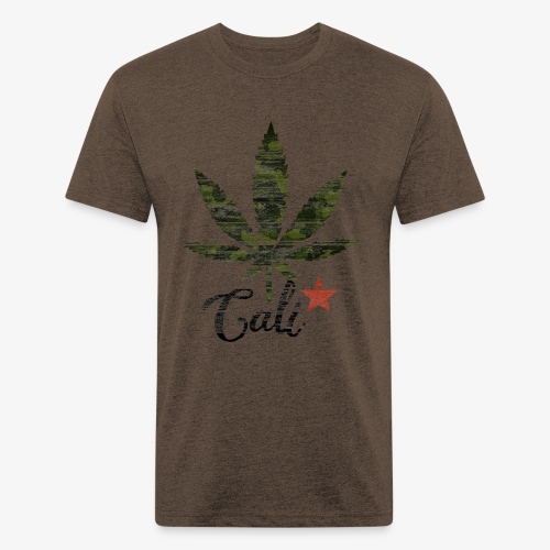 CaliStar.png - Fitted Cotton/Poly T-Shirt by Next Level