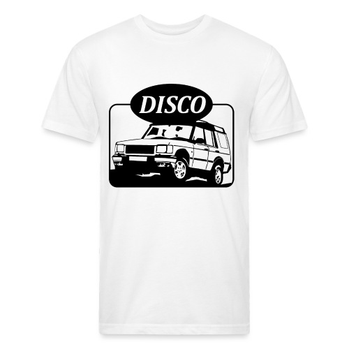 Land Rover Discovery illustration - Fitted Cotton/Poly T-Shirt by Next Level