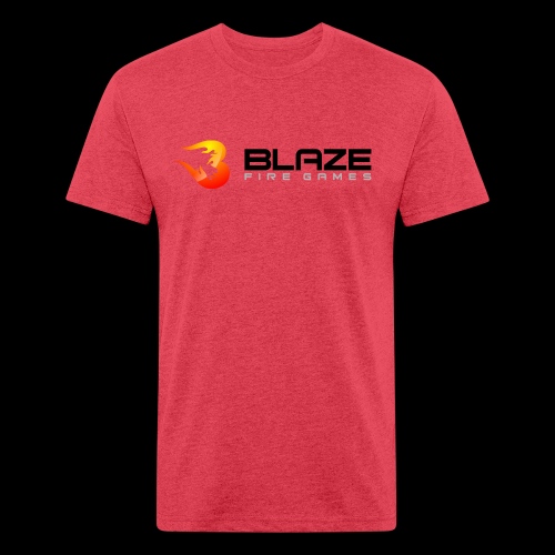 Blaze Fire Games - Fitted Cotton/Poly T-Shirt by Next Level
