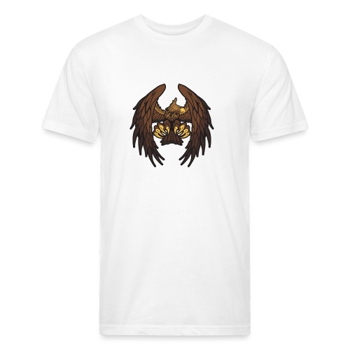 eagle hawk - Fitted Cotton/Poly T-Shirt by Next Level