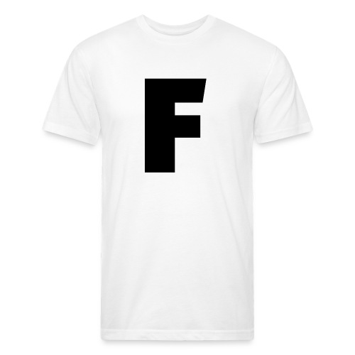 F - Fitted Cotton/Poly T-Shirt by Next Level