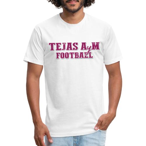 Tejas AyM Football - Fitted Cotton/Poly T-Shirt by Next Level