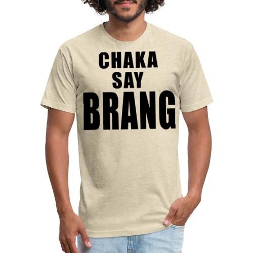 BRANG - Men’s Fitted Poly/Cotton T-Shirt