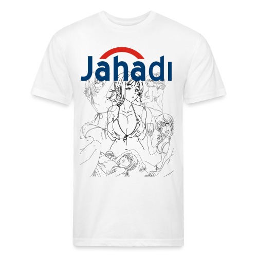 HADIBITCHES - Men’s Fitted Poly/Cotton T-Shirt