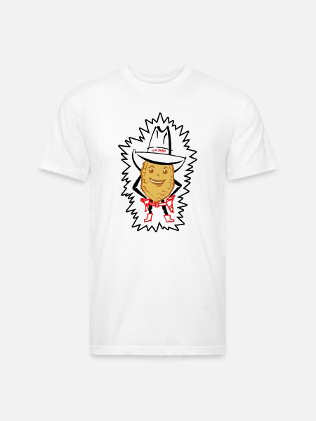 Slim Chipley - Unisex Poly/Cotton T-Shirt - white