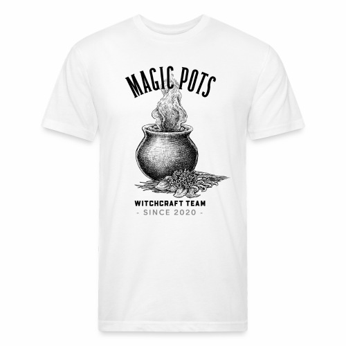 Magic Pots Witchcraft Team Since 2020 - Men’s Fitted Poly/Cotton T-Shirt