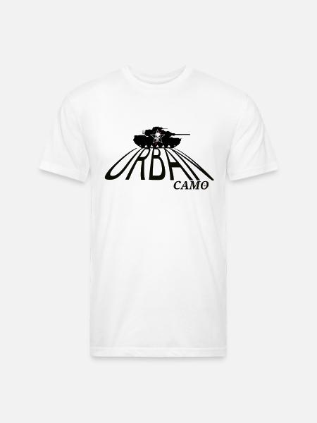 Urban Camo Tank - Unisex Poly/Cotton T-Shirt - white