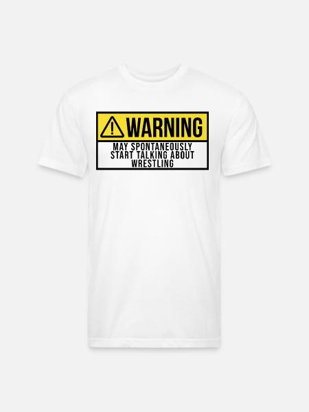 Wrestling Wrestling - Unisex Poly/Cotton T-Shirt - white