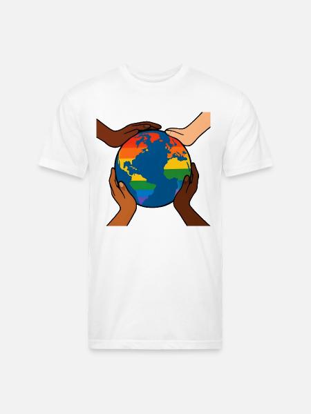Unity in Diversity - Unisex Poly/Cotton T-Shirt - white