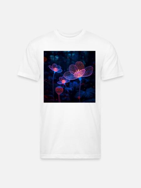 Lumen Lense - Unisex Poly/Cotton T-Shirt - white