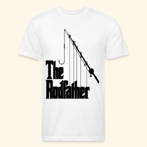 Rodfather - Men’s Fitted Poly/Cotton T-Shirt