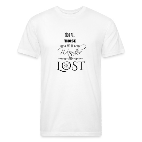 LTBA Wander - Men’s Fitted Poly/Cotton T-Shirt