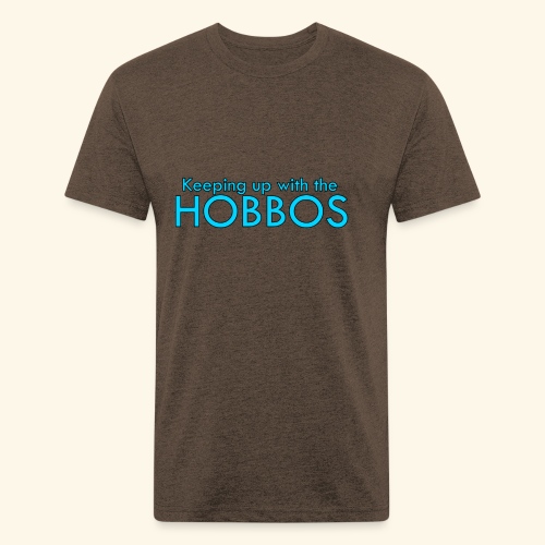 KEEPING UP WITH THE HOBBOS | OFFICIAL DESIGN - Men’s Fitted Poly/Cotton T-Shirt