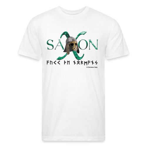 Saxon Pride - Fitted Cotton/Poly T-Shirt by Next Level
