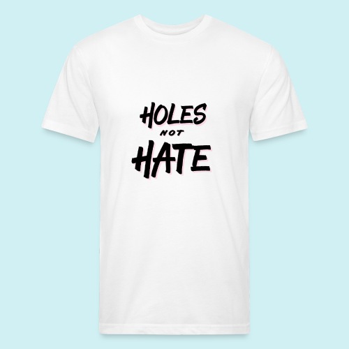 No H8 - Men’s Fitted Poly/Cotton T-Shirt