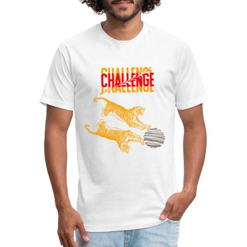 Double tiger fashion, jungle feline animals. - Unisex Poly/Cotton T-Shirt