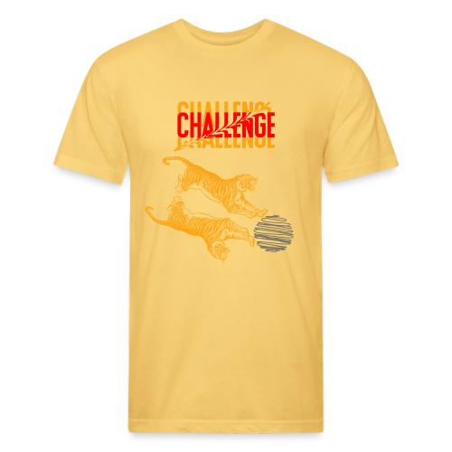 Double tiger fashion, jungle feline animals. - Unisex Poly/Cotton T-Shirt