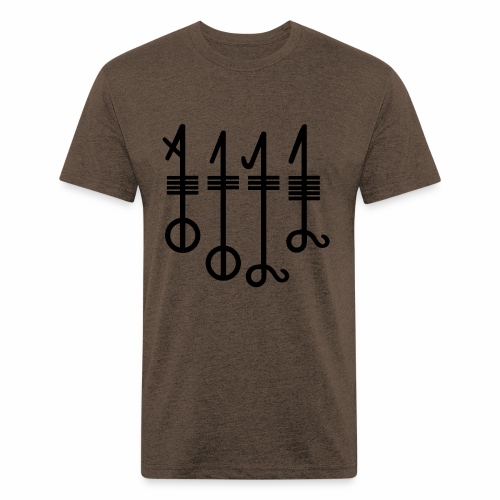 Viking Rune Svefnthorn - Sleeping Thorn - Men’s Fitted Poly/Cotton T-Shirt
