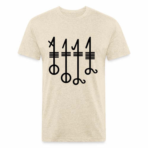 Viking Rune Svefnthorn - Sleeping Thorn - Men’s Fitted Poly/Cotton T-Shirt