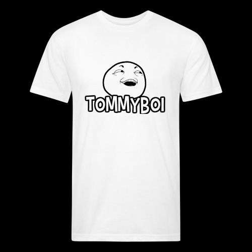 TommyBoi Original Design - Men’s Fitted Poly/Cotton T-Shirt