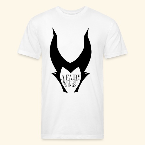 maleficent - Fitted Cotton/Poly T-Shirt by Next Level