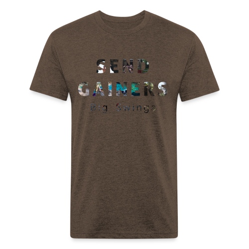 Send Gainers - Men’s Fitted Poly/Cotton T-Shirt