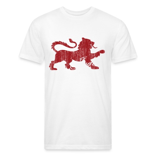 The Lion of Judah - Fitted Cotton/Poly T-Shirt by Next Level