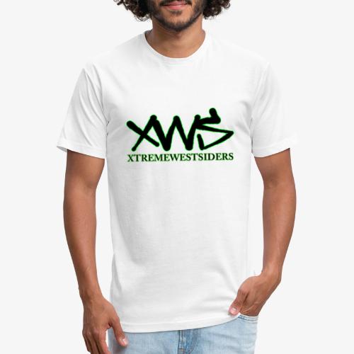 XWS Logo - Men’s Fitted Poly/Cotton T-Shirt