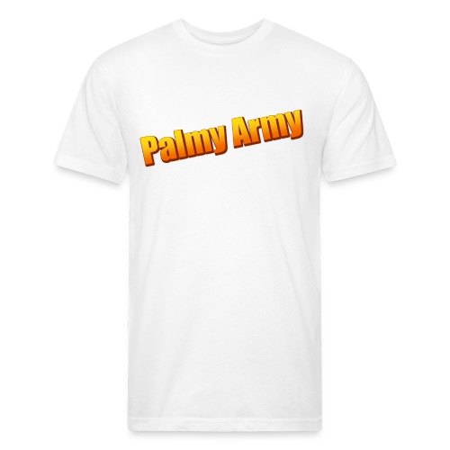 Palmy Army - Men’s Fitted Poly/Cotton T-Shirt