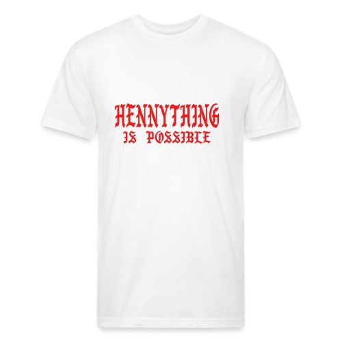 hennythingispossible - Men’s Fitted Poly/Cotton T-Shirt