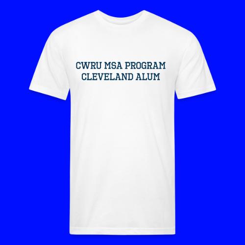 CWRU MSA Program Cleveland Alum - Unisex Poly/Cotton T-Shirt