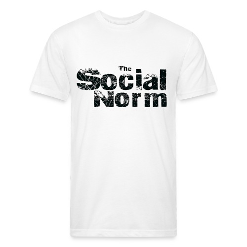 The Social Norm Official Merch - Men’s Fitted Poly/Cotton T-Shirt