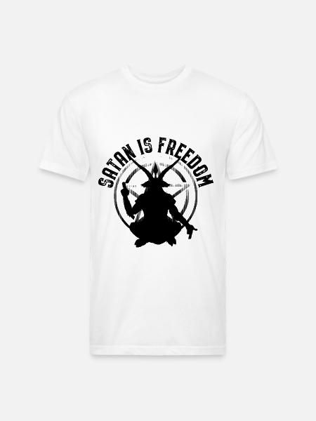 Satanist - Unisex Poly/Cotton T-Shirt - white