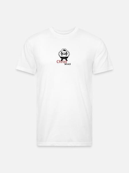 Baby Jesus Christmas - Unisex Poly/Cotton T-Shirt - white
