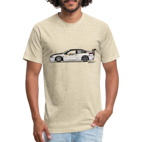 Subaru SVX Van Den Elzen Drift Car - Men’s Fitted Poly/Cotton T-Shirt