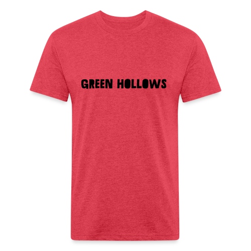 Green Hollows Merch - Men’s Fitted Poly/Cotton T-Shirt