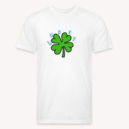 Lucky - Men’s Fitted Poly/Cotton T-Shirt