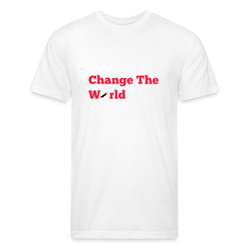 Change The World Falcon Shirt - Men’s Fitted Poly/Cotton T-Shirt
